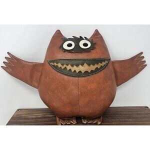 Vintage 1967 Naugahyde Monster Figure Uniroyal Vinyl Fabric Stuffed Animal Toy